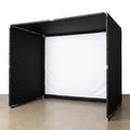 Outdoor Golf Training Cage Built for Home Practice, Impact Netting, Dual-Layer Screen, Padded Frame