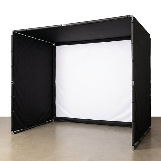 10/12/14Ft Outdoor Golf Training Simulator Cage Sports Practice Golf Simulator Enclosure with Impact Netting and All Poles — Studio Shot