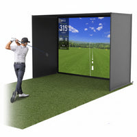 Outdoor Golf Training Cage Built for Home Practice, Impact Netting, Dual-Layer Screen, Padded Frame